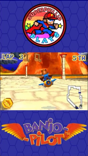 A close finish in Banjo-Pilot! #banjokazooie #gbagames #gameboyadvance #rareware #throwbackthursday