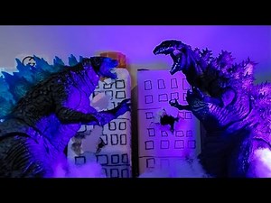 Legendary Godzilla (Base) vs. Shin Godzilla | EPIC STOP MOTION BATTLE!