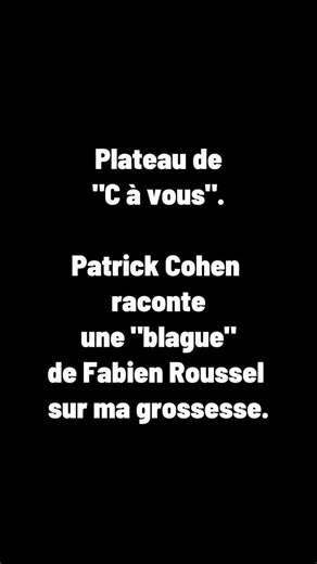 On ne se marre pas du tout. Blague pauvre et insultante. Insultant pour Marine Tondelier, pour toutes celles qui ont besoin de donneurs pour espérer avoir un enfant, pour leur enfant à venir, pour toutes les femmes dont les corps continuent de faire l’objet de blague crasse et qui devraient faire semblant de se marrer. Hors antenne ou non, quand on est responsable d’un parti féministe on ne dit pas ça.