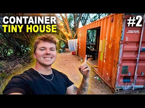 Making The First Cut Into The Side Of My Container Tiny Home! #2