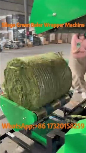 Silage Baler Wrapper Machine | Efficient Silage Packing & Preservation#silage #silagebaler