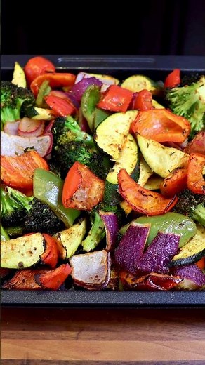 Air Fryer Roasted Vegetables #shorts