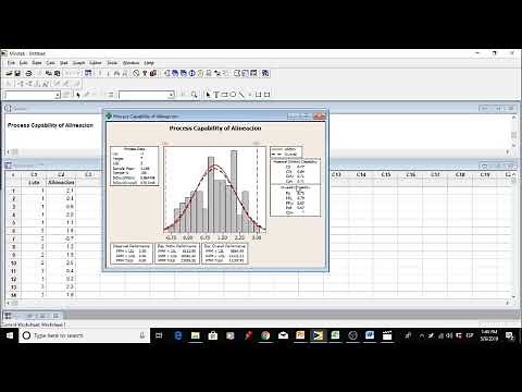 Tutorial Control Estadístico de Proceso (SPC) - Capacidad de Proceso en MiniTab
