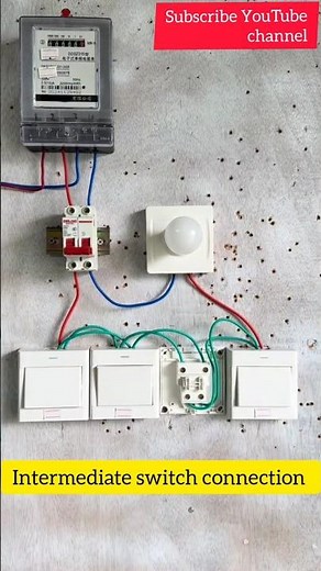 Intermediate Switch Wiring Explained | 4-Way Control Made Simple!#shortsfeed #short