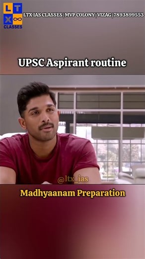 పొద్దున్న లేస్తే ప్రిపరేషన్...#upsc #ltxias