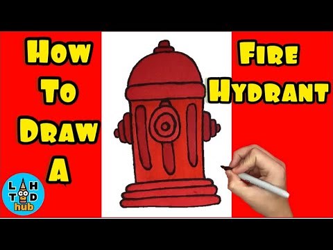 How to Draw a Fire Hydrant Step by Step Easy