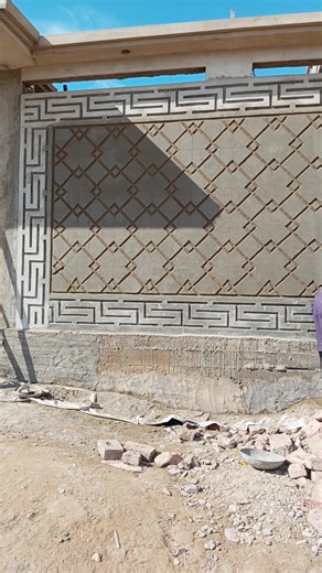 plaster sample design compound wall plaster design | Ramesh Charan