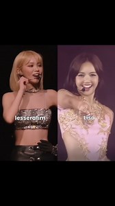 Lesserafim and Blackpink Lisa Shout Coachella!! | Sseunjx Archive
