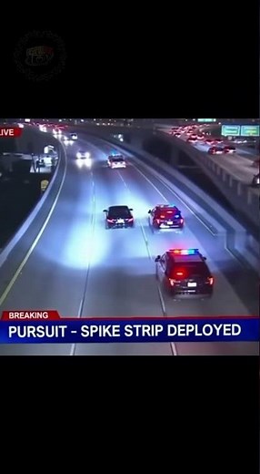 Spike Strip FAIL! Mercedes Jumps the Lane! 🚨⚠️