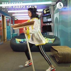 Come on Harpz Kaur, you need to be a bit more discreet when Archie Panjabi is in the building 🧹😂 Listen to their interview this morning on BBC Sounds | BBC Asian Network