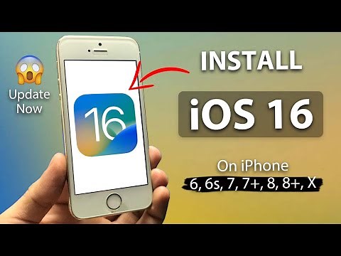 Install iOS 16 Update on iPhone 6, 6s, 7, 7+ 8, 8+, X, 11, 12, 13 - iOS 16 Update For Any iPhone🔥🔥