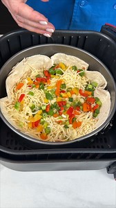 Air Fryer Tortilla Breakfast Quiche | Robyn Q