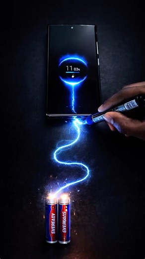 Charger un téléphone avec 2 piles ? J’ai essayé… et j’ai compris la vérité.