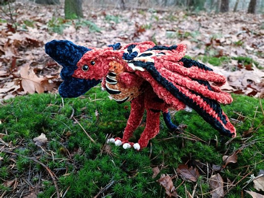 Toruk Ikran Dragon Crochet Pattern | Fantasy Banshee Amigurumi PDF - Etsy