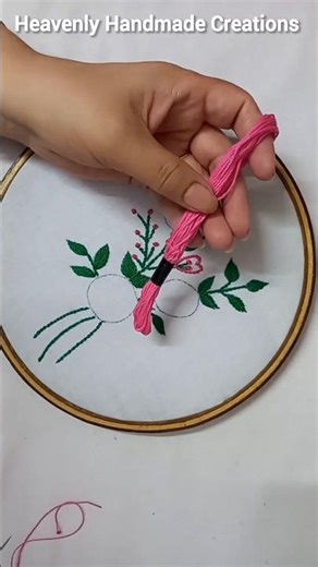 Amazing Easy Flower Trick With Anchor Thread #shortsfeed #shorts #viral #sewinghacks
