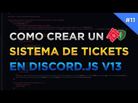 Como hacer un SISTEMA DE TICKETS con MONGODB en Discord.js V13! | Discord.js Series #11