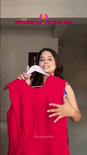 The Perfect Red Birthday Dress! ❤️✨ | Myntra Haul 2026 #shorts #fashion