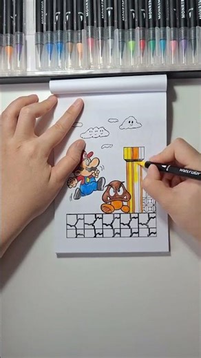 Super Mario Bros Coloring Pages #coloringpage #coloring #supermario
