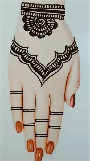 latest beautiful mehndi design for hand | back hand mehndi design beautiful simple | easy mehndi ||