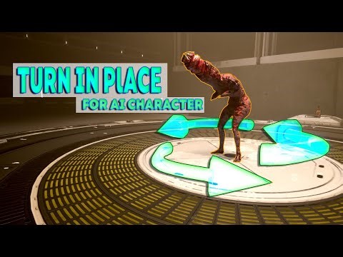 Turn in Place System (SIMPLEST) for NPC character / UE5 - Tutorial