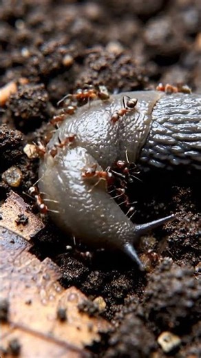 Brutal predation in garden ecosystems highlighting survival struggles. #wildlife #insects #surviv