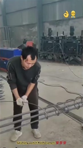 This video showing how to make pile reinforcement simply