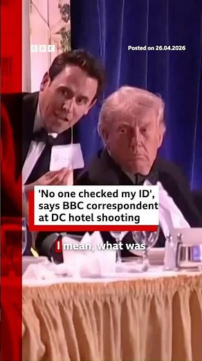 'No one checked my ID', says BBC correspondent at DC hotel shooting. #BBCNews