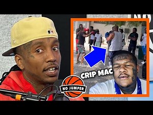 Crip Mac Fights Blood Member In His Hood