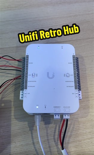 UniFi Access Retro Hub #ubiquiti #unifi #lowvoltage