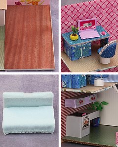 Crafting dreams, one tiny room at a time! DIY doll house 💕🏠 | Creative Bee