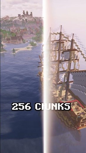 Distant Horizons Mod Minecraft Java #minecraft #minecraftmods