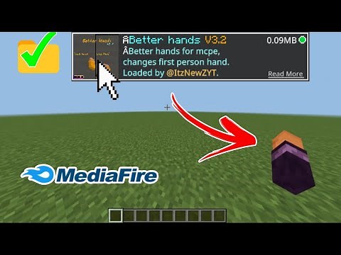 Better hands V3.2 resource pack for MCPE 1.21+ | Small hand ✅🔥