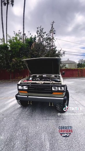 Obsessed with this Land Cruiser FJ62 with LS3 swap. What do you think of this build? #corsetticruisers #ls3 #landcruisers #fj62