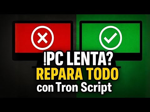 ¡Repara y Optimiza tu PC con Tron Script! (Método 2025 Paso a Paso)