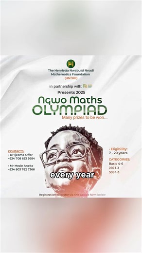 Ngwo Maths Olympiad 2025 | Afro Machi