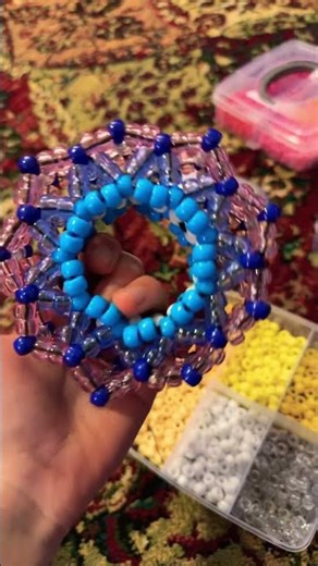 First carousel cuff!! #kandi #kandikid #silly #art #craft