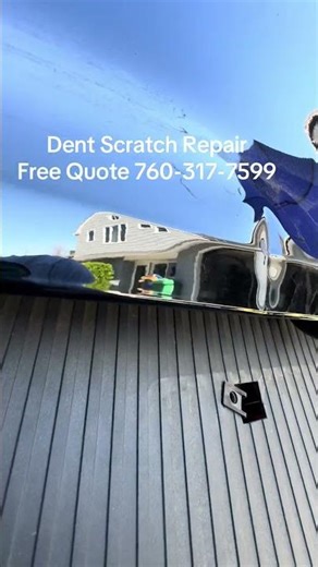 Kia EV9 Rear Hatch Dent & Scratch Repair | Mobile Paint Repair #paintrepair