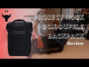 Project Rock Box Duffle Backpack Review | BoundlessFlux