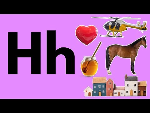 Kids Phonics Alphabet Letters and Sounds | Learn the Letter H | Letter H Vocabulary and Words