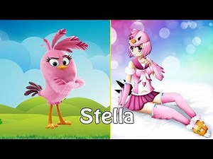 Angry Birds As Girl Angry Birds Human Version - Misa Cartoons