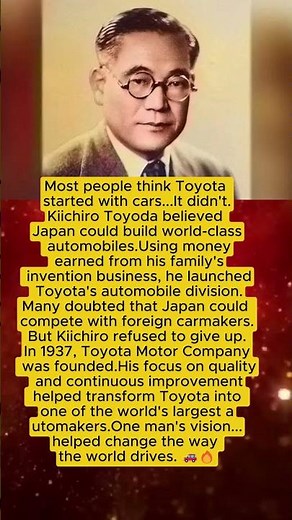 🚗 The Man Who Built Toyota's Legacy