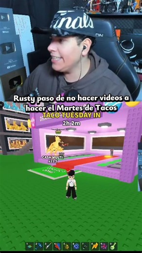 Rusty paso de no hacer videos a hacer el Martes de Tacos #drakonite