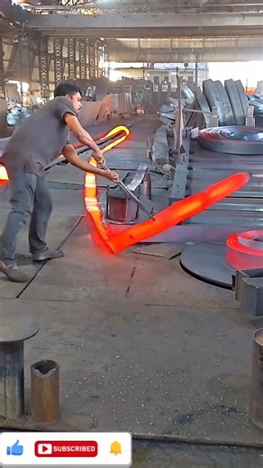 this is how-iron is made in a factory.