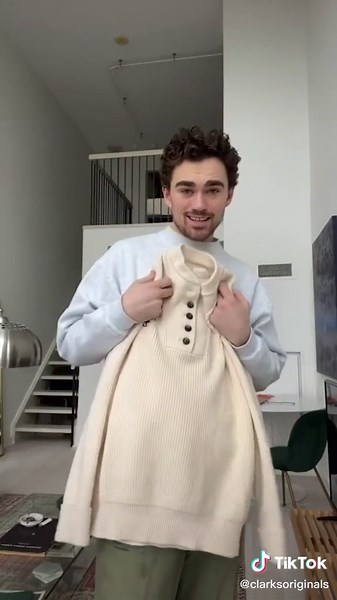 Stylish OOTD featuring Maple Suede Wallabee Boots by Clarks Originals