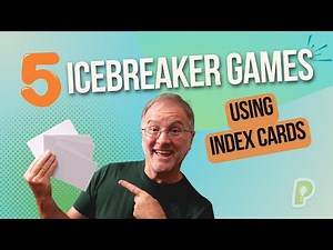 5 x Easy ICEBREAKER GAMES using Index Cards | playmeo