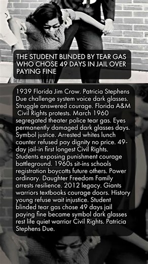 👁️‍🗨️ ⛓️THE STUDENT BLINDED BY TEAR GAS WHO CHOSE 49 DAYS IN JAIL OVER PAYING FINE #history
