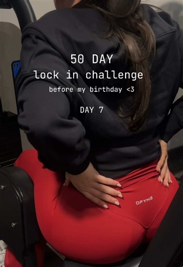Day 7 | your sign to train them legs!!🌟 #gluteworkout #discipline #gymgirl #50daychallenge #fyp