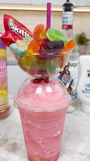 TIPSY BARTENDER  on Instagram: "Pink Lemonade Candy Colada "