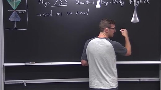 量子多体物理(quantum many-body physics) 课程视频