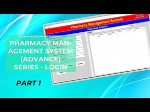 Pharmacy Management System (Advance) with Database - Login Part 1 | Python Tkinter Projects in Hindi